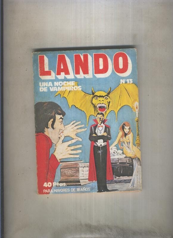 Lando numero 13: Una noche de vampiros (numerado 2 en trasera)