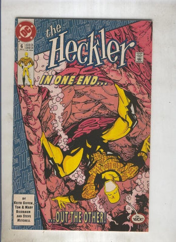 The heckler in one end out he other 6