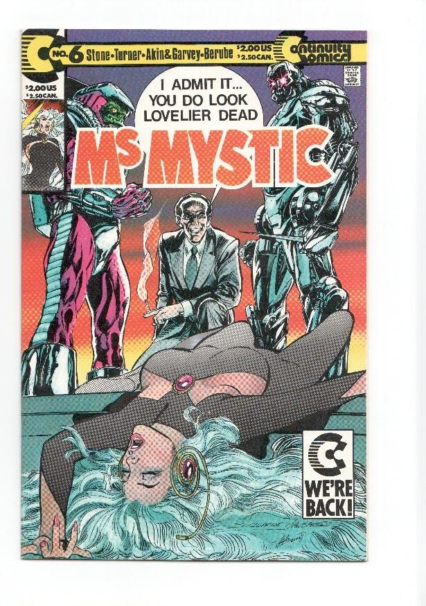 MS. MYSTIC, Vol.1 Numero 06: Dreaded Tides (Continuity Comics 1988)