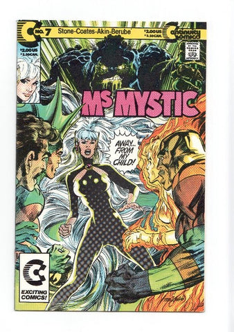 MS. MYSTIC, Vol.1 Numero 07: The Genetic Soldier (Continuity Comics 1988)