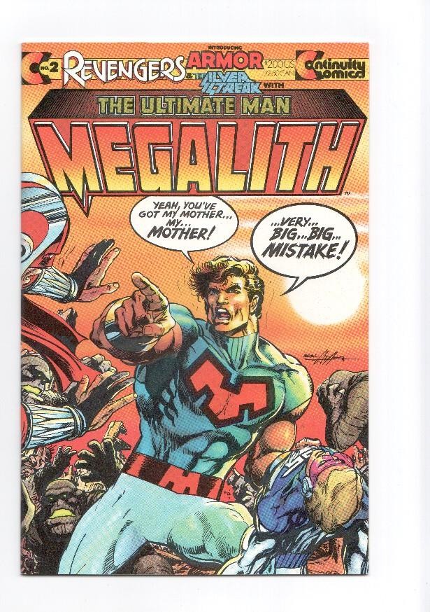 REVENGERS: Featuring MEGALITH, Vol.1: Numero 02 (Continuity Comics 1985)