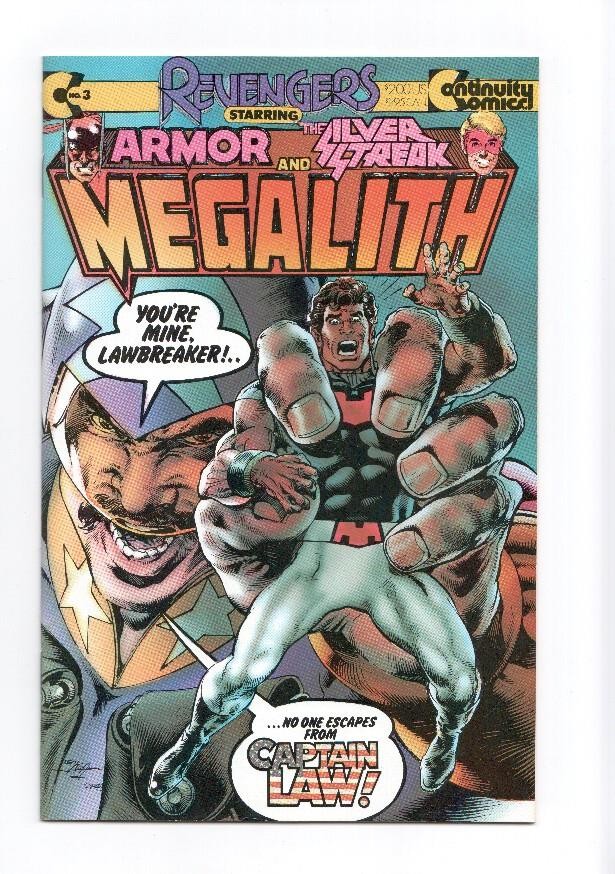 REVENGERS: Featuring MEGALITH, Vol.1: Numero 03 (Continuity Comics 1985)