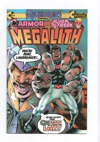 REVENGERS: Featuring MEGALITH, Vol.1: Numero 03 (Continuity Comics 1985)