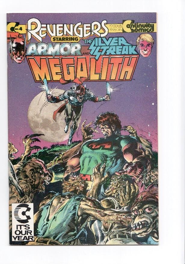 REVENGERS: Featuring MEGALITH, Vol.1: Numero 04 (Continuity Comics 1985)