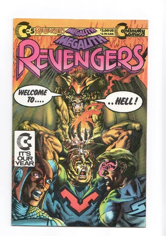 REVENGERS: Featuring MEGALITH, Vol.1: Numero 05 (Continuity Comics 1989)