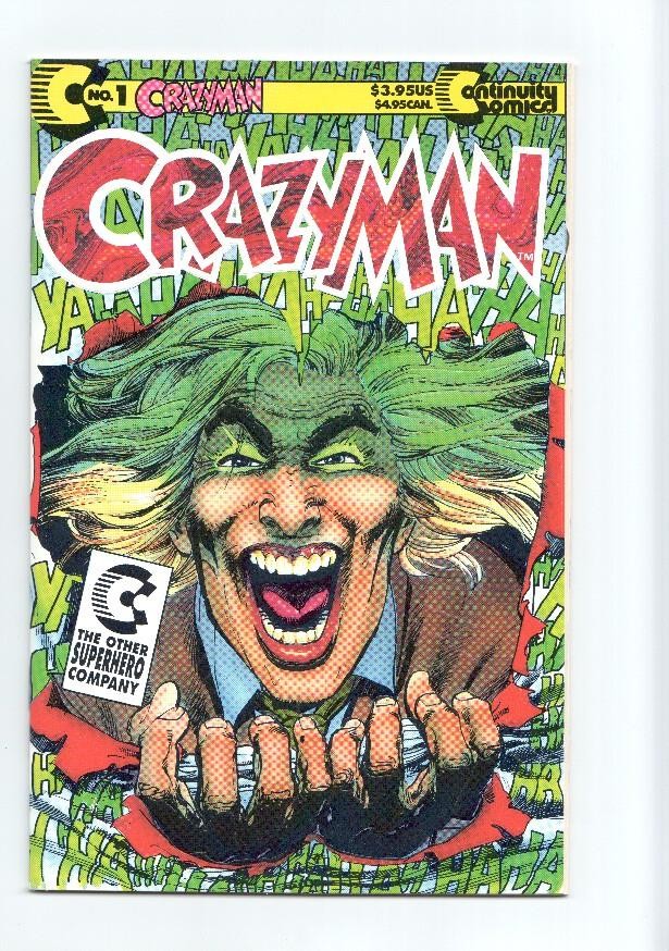 CRAZYMAN, Vol.1: Numero 01 (Continuity Comics 1992)