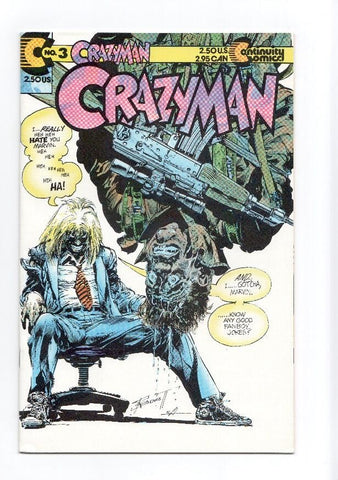 CRAZYMAN, Vol.1: Numero 03 (Continuity Comics 1992)