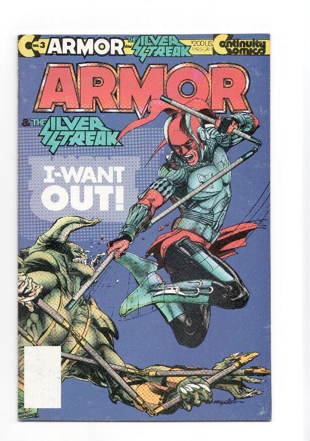 ARMOR, Vol.1 Numero 03: I Want Out (Continuity Comics 1987)