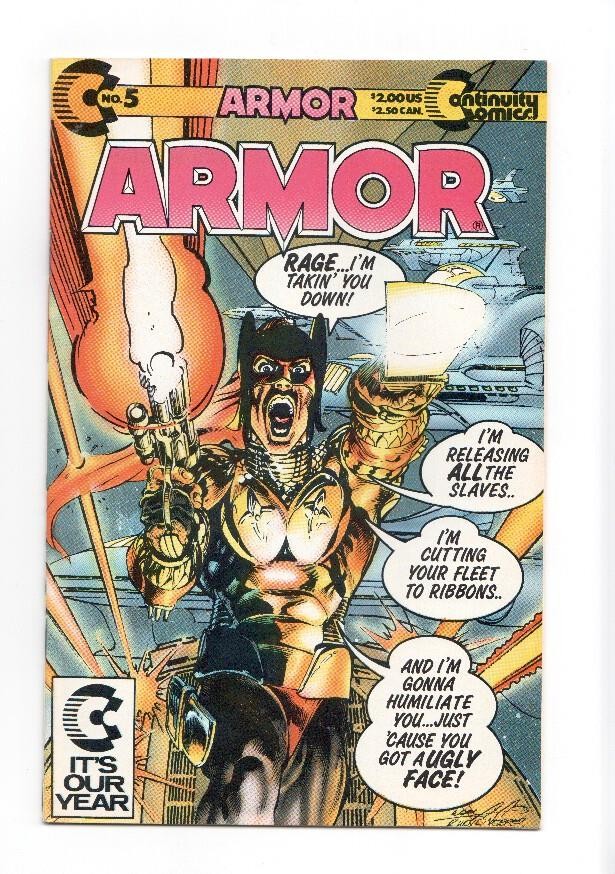 ARMOR, Vol.1 Numero 05: The Silver Streak 5 (Continuity Comics 1988)