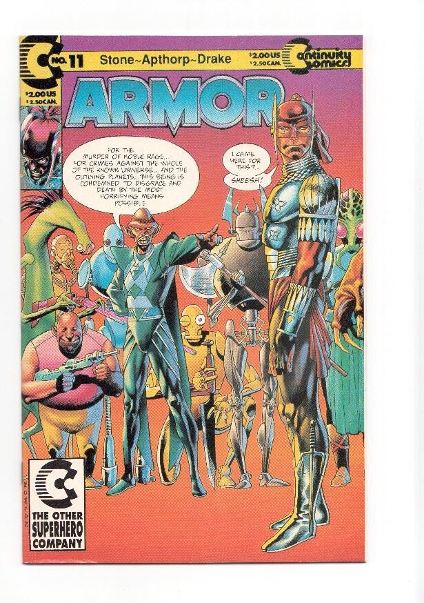 ARMOR, Vol.1 Numero 11: The Way of the Warrior (Continuity Comics 1991)