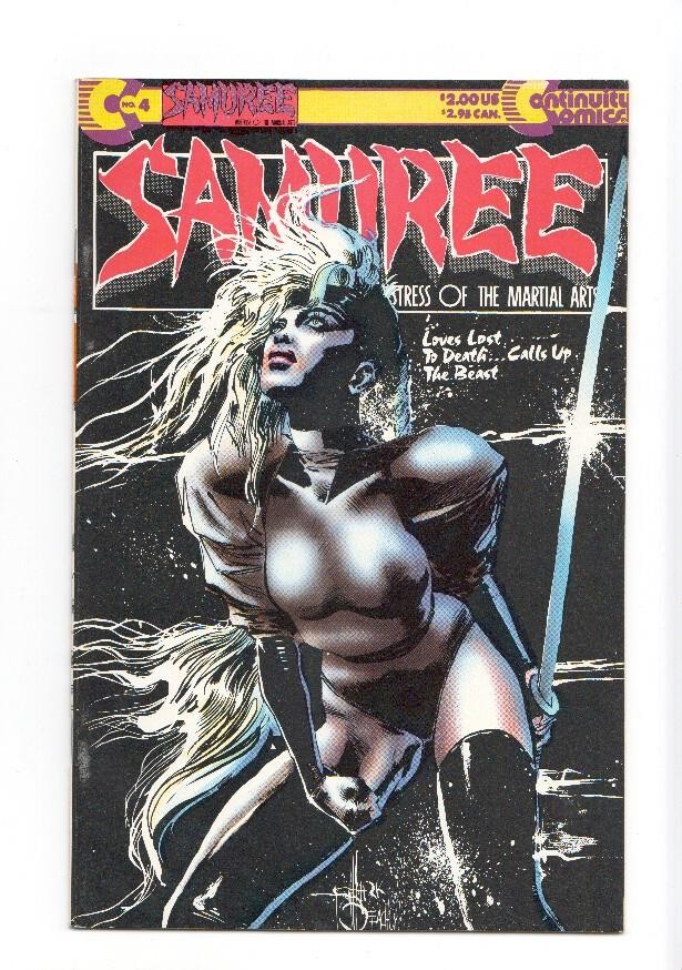 SAMUREE, Vol.1 Numero 04: Love Lost to Death (Continuity Comics 1989)