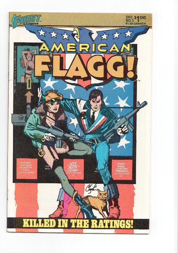 AMERICAN FLAGG, Vol.1 Numero 03: Hard Times, Conclusion (First Comics)