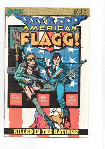 AMERICAN FLAGG, Vol.1 Numero 03: Hard Times, Conclusion (First Comics)