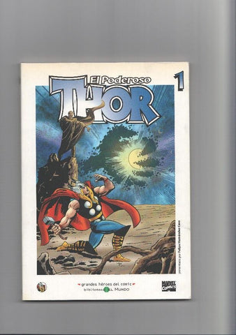 Biblioteca el Mundo numero 41: El poderoso Thor volumen 1, serie Grandes Heroes del Comic