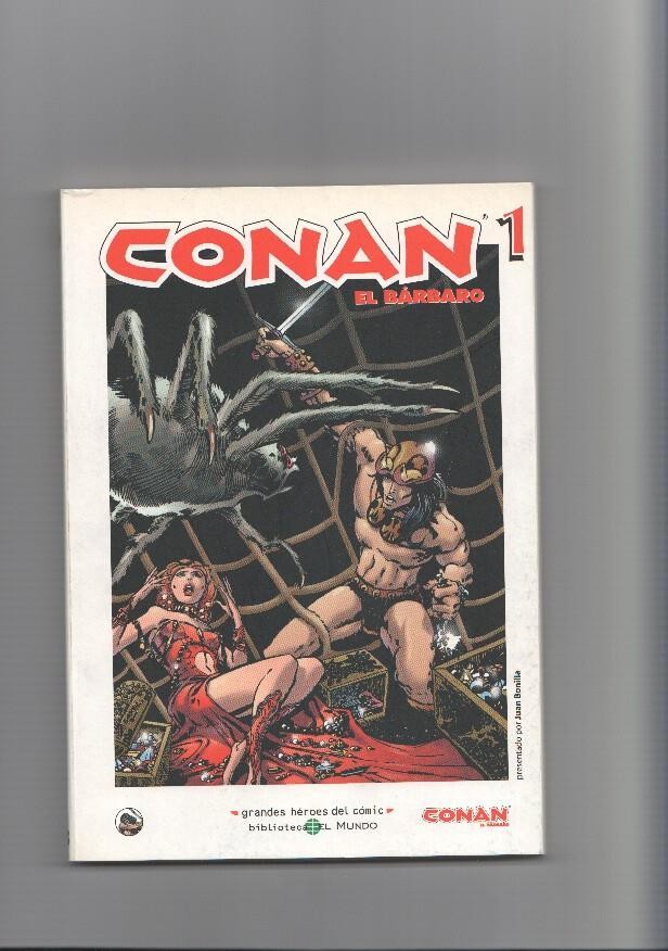 Biblioteca el Mundo numero 23: Conan el Barbaro volumen 1, serie Grandes Heroes del Comic