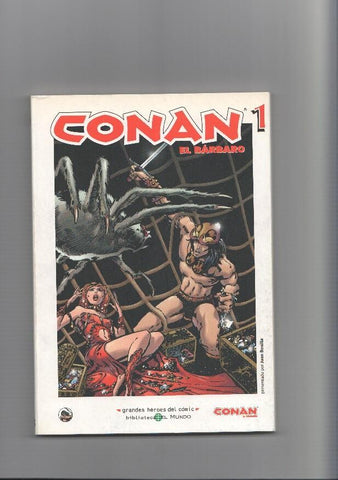 Biblioteca el Mundo numero 23: Conan el Barbaro volumen 1, serie Grandes Heroes del Comic