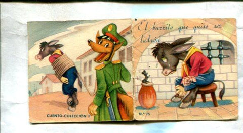 Cuento Coleccion F numero 156: El Burrito que quiso ser ladron