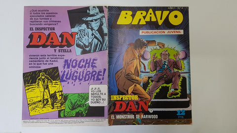 Bravo serie Inspector Dan numero 02. El monstruo de Harwood