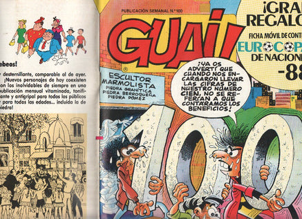 Guai publicacion semanal numero 100: Chicha, Tato y Clodoveo de Francisco Ibañez