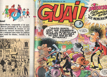 Guai publicacion semanal numero 108: Chicha, Tato y Clodoveo de Francisco Ibañez