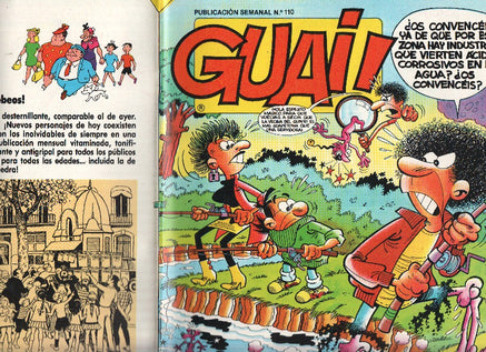 Guai publicacion semanal numero 110: Chicha, Tato y Clodoveo de Francisco Ibañez