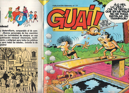Guai publicacion semanal numero 111: Chicha, Tato y Clodoveo de Francisco Ibañez