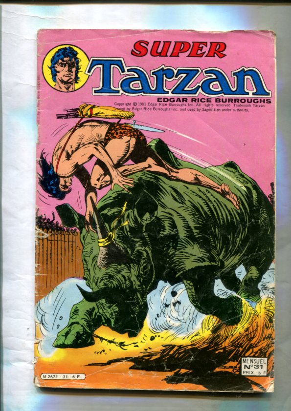 Super Tarzan numero 31: L,idole