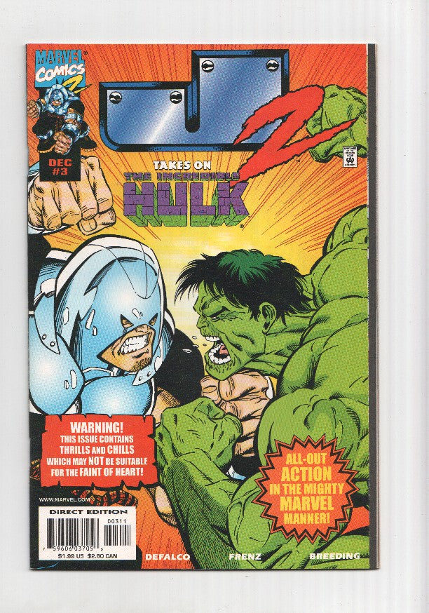 J2 Vol.1 Numero 03: J2 takes on Incredible Hulk