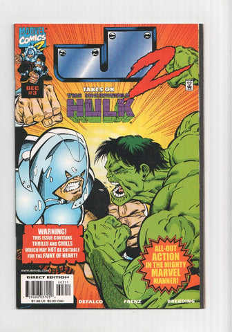 J2 Vol.1 Numero 03: J2 takes on Incredible Hulk