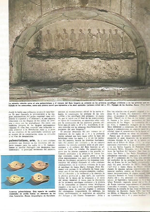 LAMINA MONITOR 0006: LOS DOCE APOSTOLES. HIPOGEO DE LOS AURELIOS EN ROMA