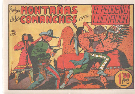 Facsimil: El Pequeño Luchador numero 010: En las montañas de los comanches