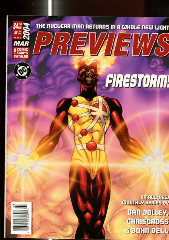 Previews the comic shops catalog marzo 2004