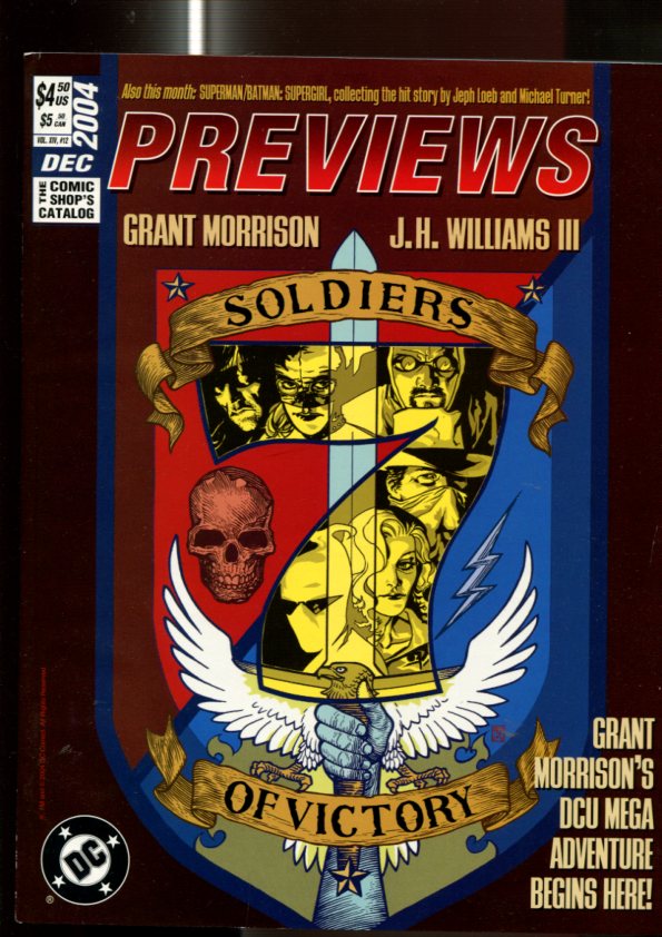 Previews the comic shops catalog diciembre 2004