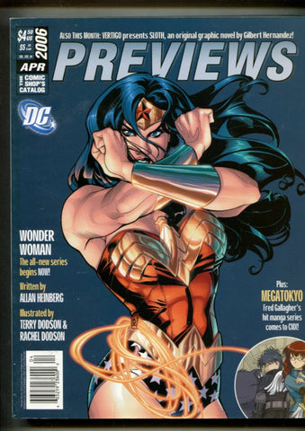 Previews the comic shops catalog abril 2006