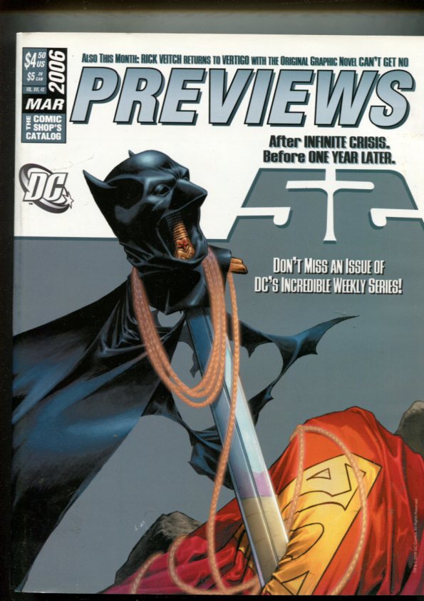 Previews the comic shops catalog marzo 2006