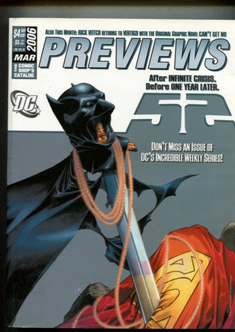 Previews the comic shops catalog marzo 2006