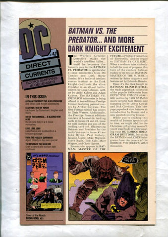 Catalogo de comics DC comic numero 47-december 1991
