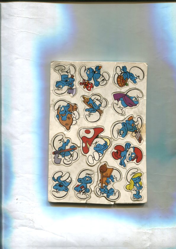 Juego 14 troquelados de Los Pitufos