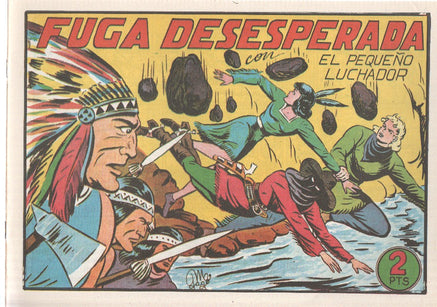Facsimil: El Pequeño Luchador numero 096: Fuga desesperada
