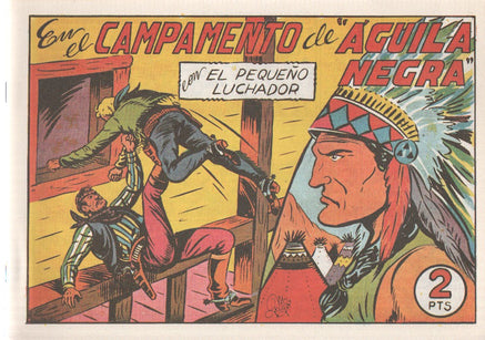 Facsimil: El Pequeño Luchador numero 117: En el campamento de Aguila Negra
