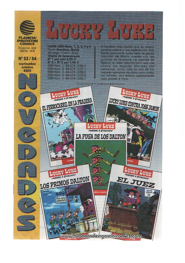 PLANETA DE AGOSTINI COMICS NOVEDADES, Numero 53/54: SEPTIEMBRE/OCTUBRE 2005