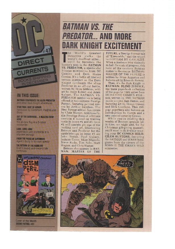 DC DIRECT CURRENTS, Numero 47: DECEMBER 1991