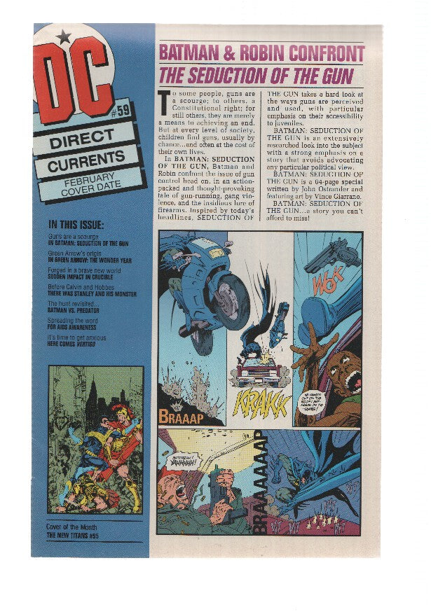 DC DIRECT CURRENTS, Numero 59: FEBRUARY 1993