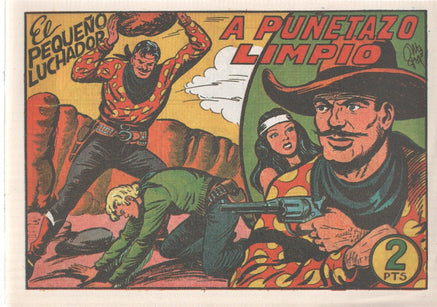 Facsimil: El Pequeño Luchador numero 136: A puñetazo limpio