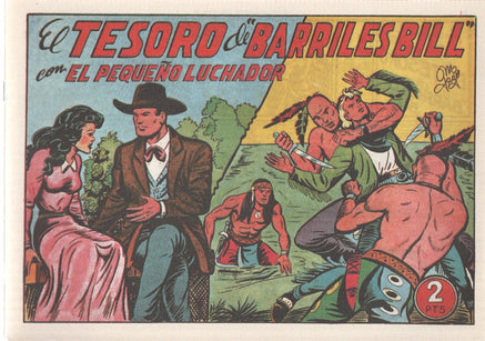 Facsimil: El Pequeño Luchador numero 141: El tesoro de Barriles Bill