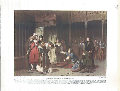 LAMINA 4553: Prision de Carlos de Viana