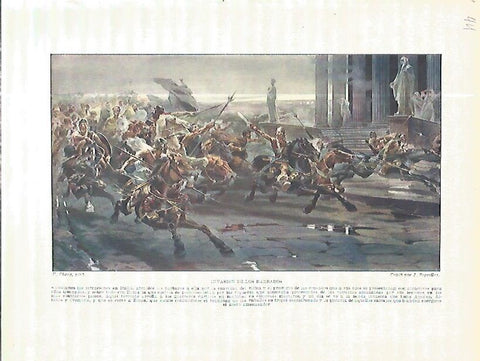 LAMINA 4557: Invasion de los barbaros
