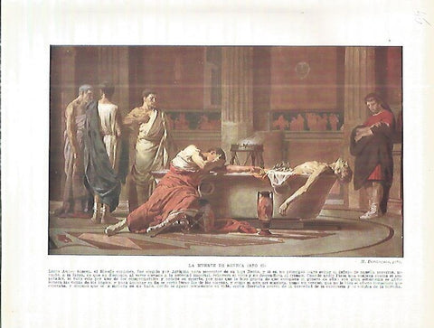 LAMINA 4558: La muerte de Seneca