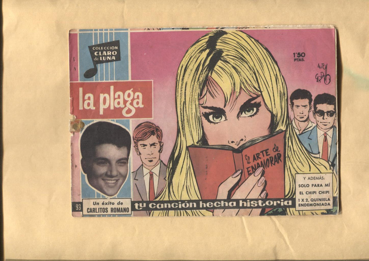 Claro de Luna numero 093: La plaga de Carlitos Romano (numerado 1 en trasera)