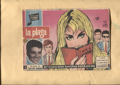 Claro de Luna numero 093: La plaga de Carlitos Romano (numerado 1 en trasera)